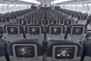 American Airline A330 Econ class seats