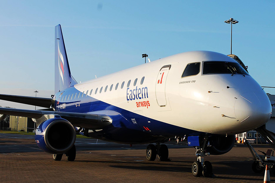 eastern airways launch belfast to newcastle flight