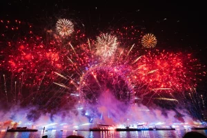 Specialist event crew accommodation in London supported behind the scenes for the New Year's Eve fireworks